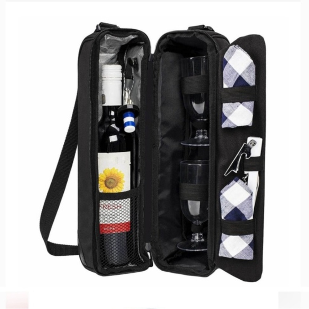 All Camp Wine Carrying Case With All The Essentials. Just Add Wine